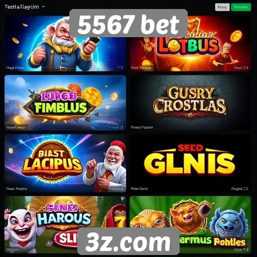 Jogos populares disponíveis na plataforma 5567 bet