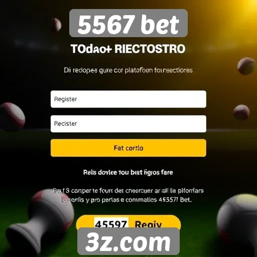 Requisitos de registro e criação de conta no 5567 bet